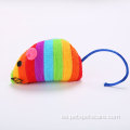 Juguete para mascota de juguete de gato de color rainbow al por mayor